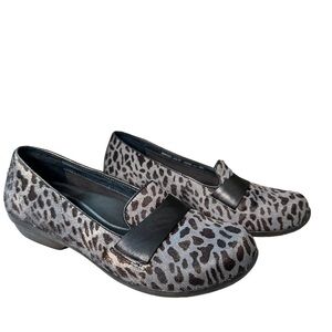 Dansko | Osana Calf Hair Leopard Print Loafers Size 37